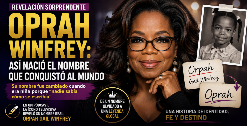 Oprah Revela El Origen De Su Nombre