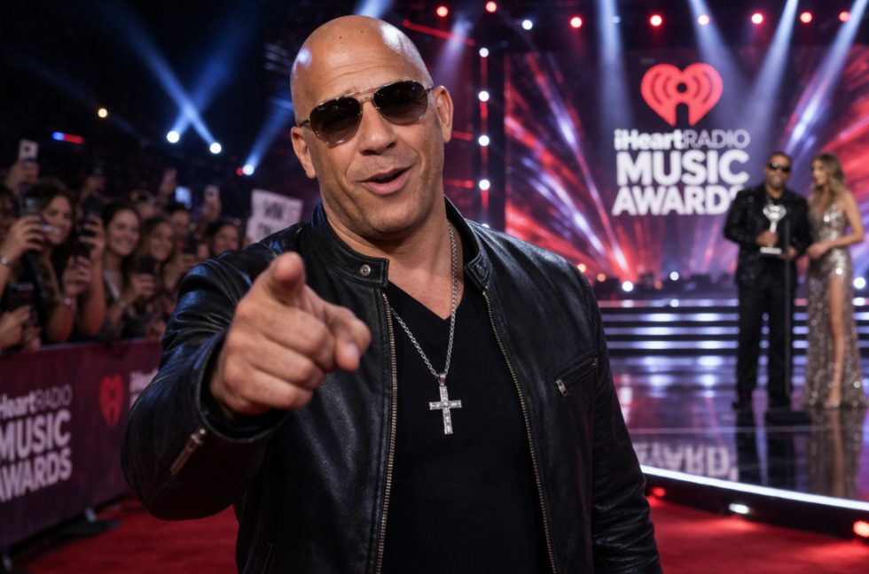 Vin Diesel roba protagonismo en premios musicales
