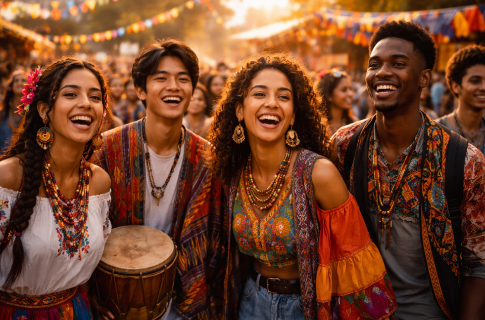 Jóvenes redescubren tradiciones en mundo moderno globalizado digital actual