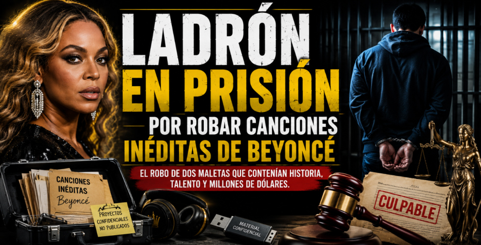 Ladrón recibe prisión por robar canciones inéditas de Beyoncé importantes