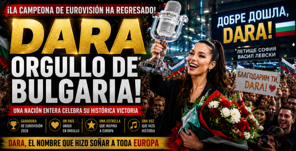 Dara regresa triunfante mientras Bulgaria celebra histórica victoria musical europea