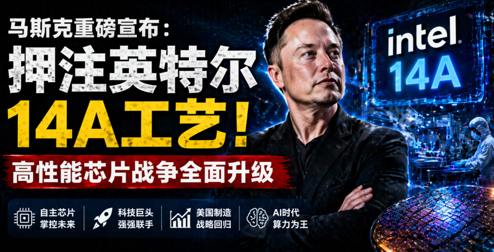 马斯克押注英特尔14A 高性能芯片大战全面升级开始
