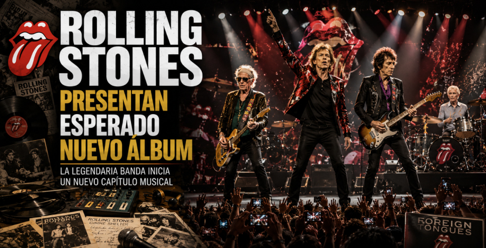Rolling Stones presentan esperado nuevo álbum