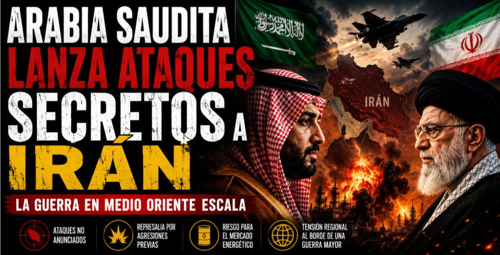 Arabia Saudita intensifica tensión militar secreta contra Irán