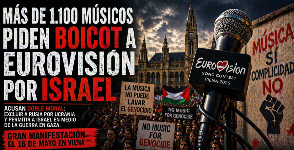 Más de mil músicos piden boicot a Eurovisión por Israel