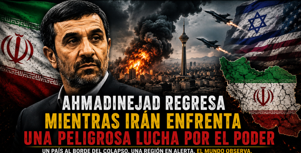 Ahmadinejad reaparece en crisis política iraní creciente